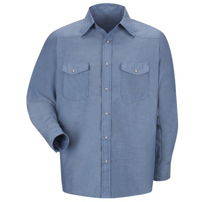 Red Kap® Men's Long Sleeve Deluxe Western Style Shirt