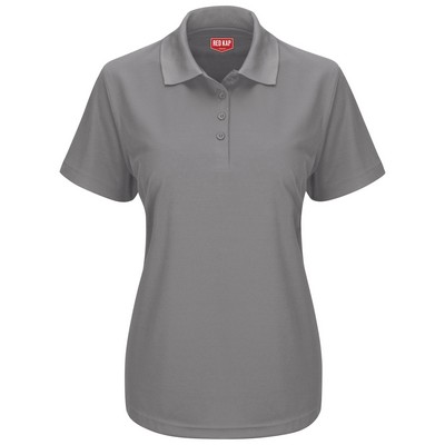 Red Kap® Women's Short Sleeve Performance Knit Pocketless Core Polo Shirt