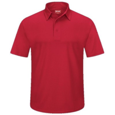 Red Kap™ Short Sleeve Performance Knit® Flex Series-Pro Polo Shirt - Red