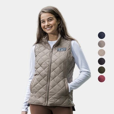 Weatherproof® Ladies Lightweight Diamond Quilted Vest