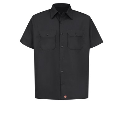 Red Kap Shirts - Men's Short Sleeve Utility Uniform Shirt